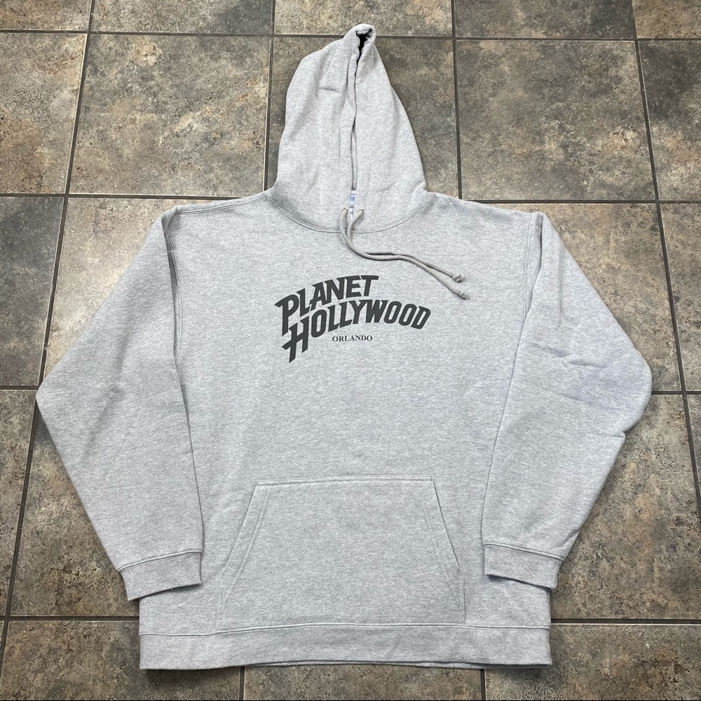 VTG 1998 Planet Hollywood Orlando Hooded Sweatshirt Size XL